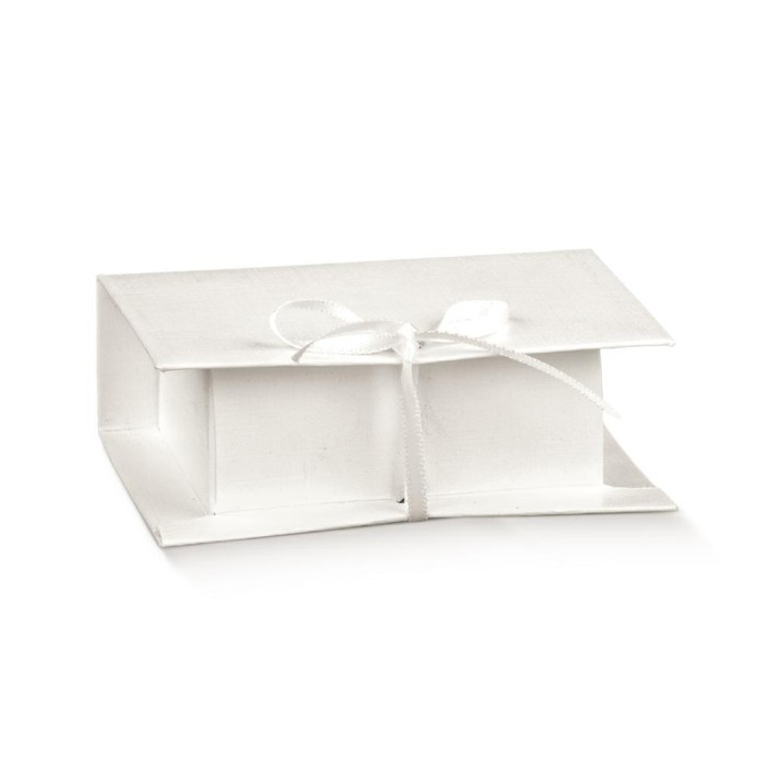 SCATOLA FORMA LIBRO 70X60X30 FIBRA BIANCA